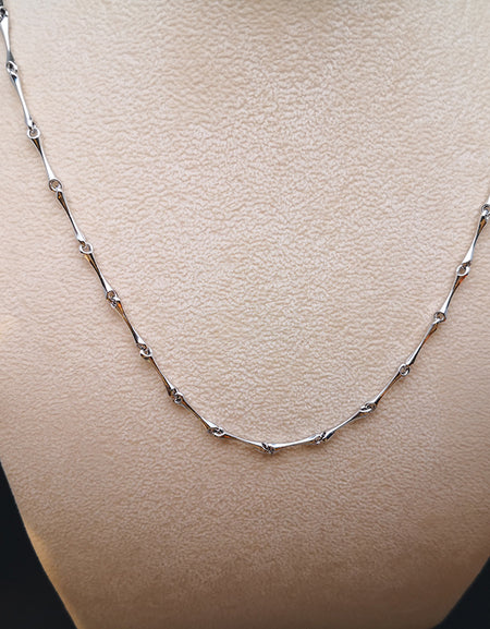 Collana CHIMENTO D-Bamboo in Oro Bianco 18kt