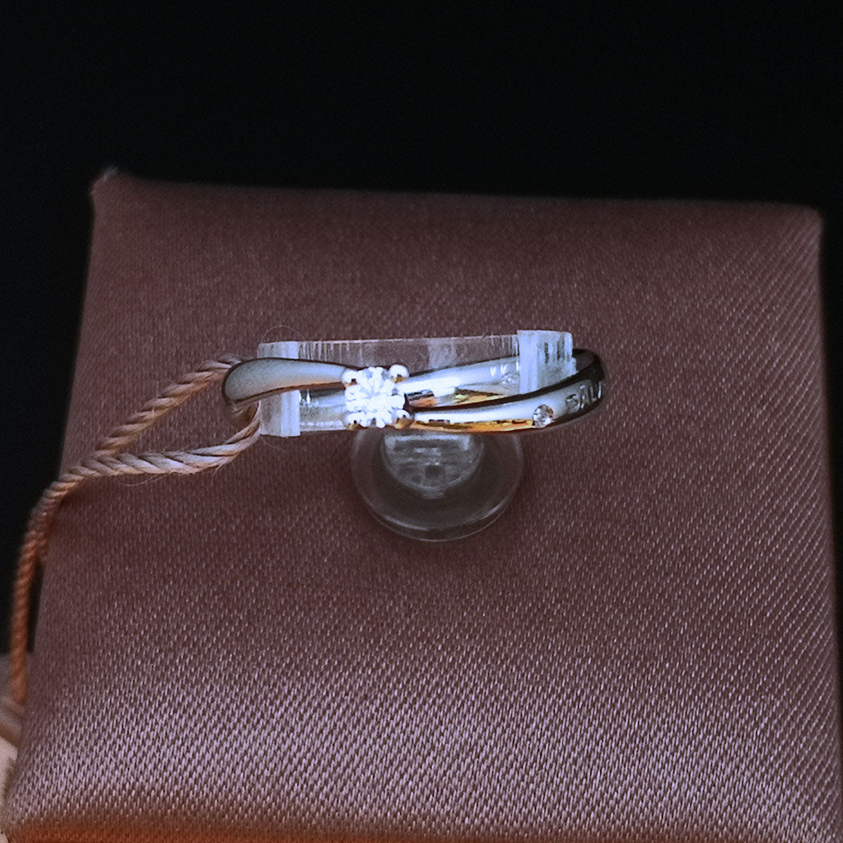 Anello Donna SALVINI Solitario Dedica in Oro Bianco 18k e Diamante