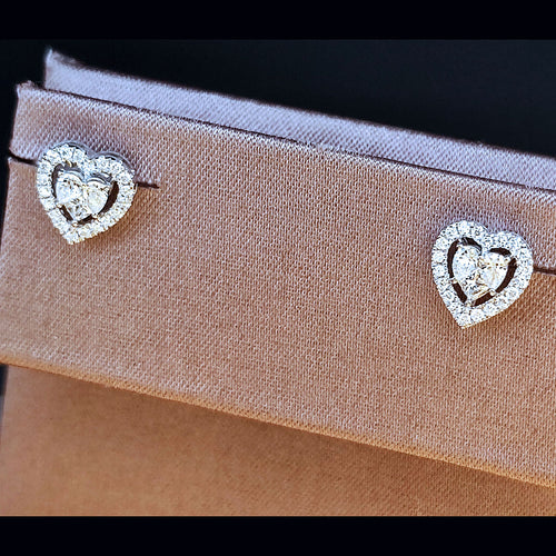 Orecchini Donna Argento 925 Cerchio Cuore – Placcati Oro Minimalisti, 19,6 Mm, Confezione Regalo