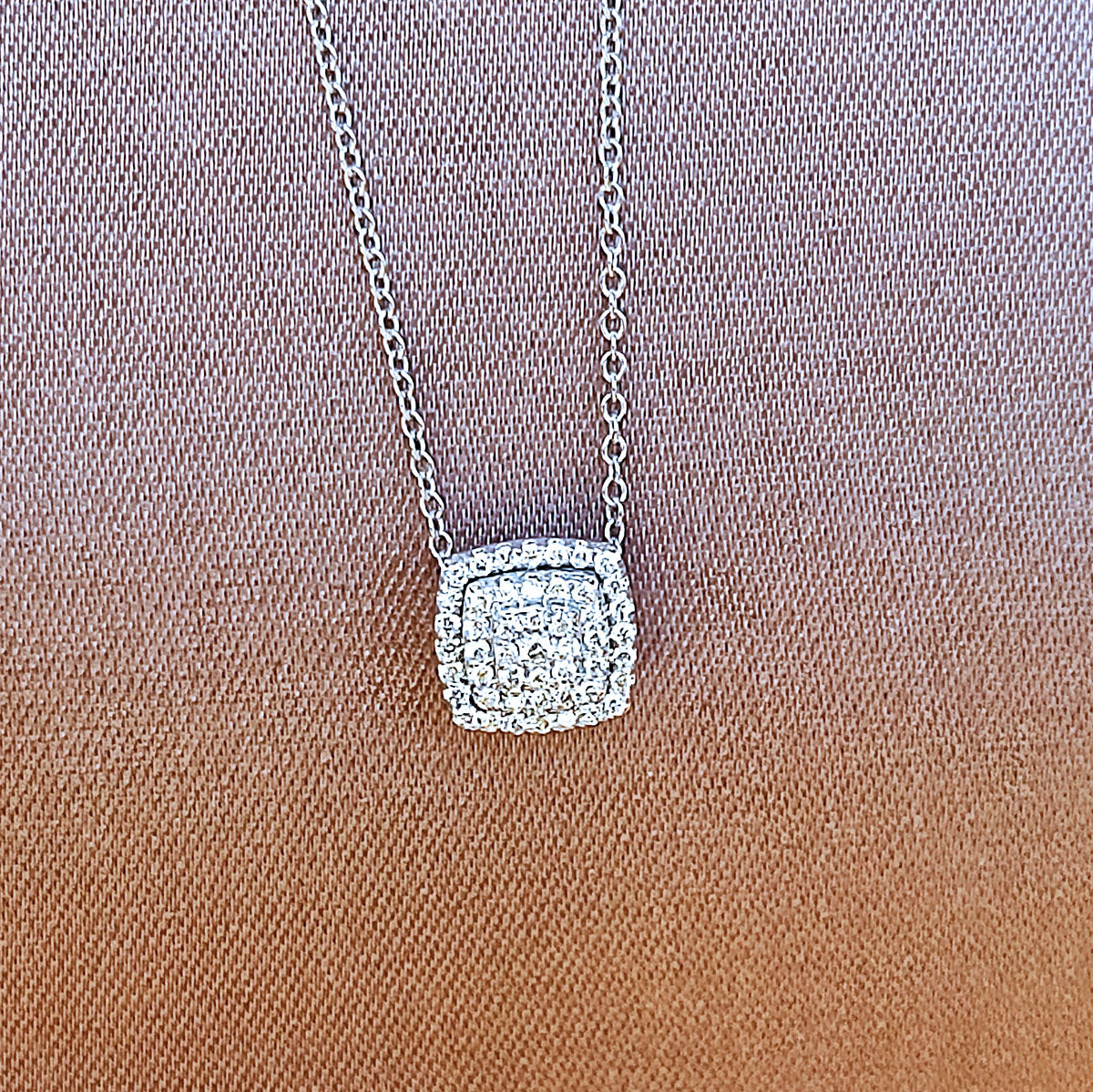 Collana Donna SALVINI Bagliori in Oro Bianco 18kt e Diamanti 017ct