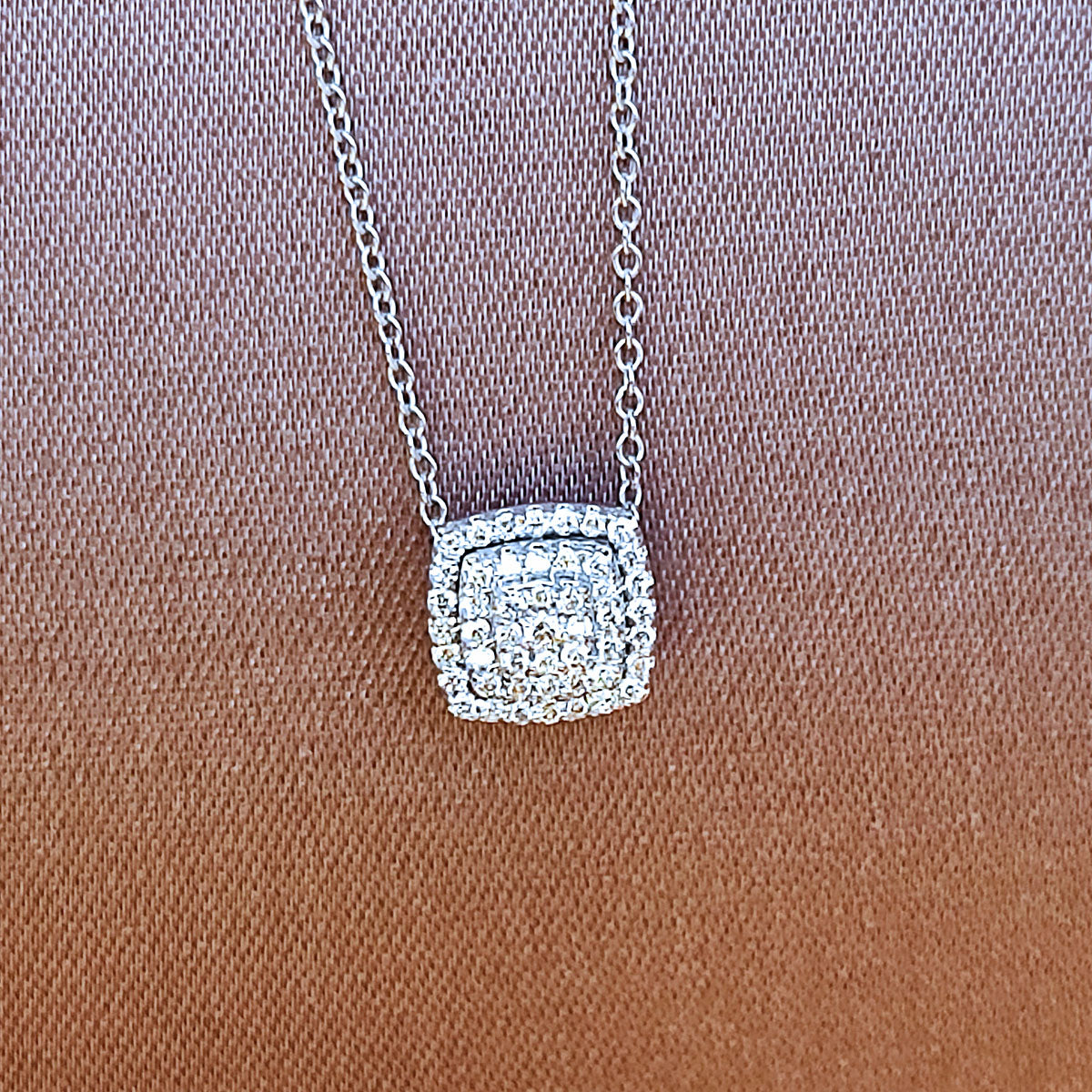 Collana Donna SALVINI Bagliori in Oro Bianco 18kt e Diamanti 017ct