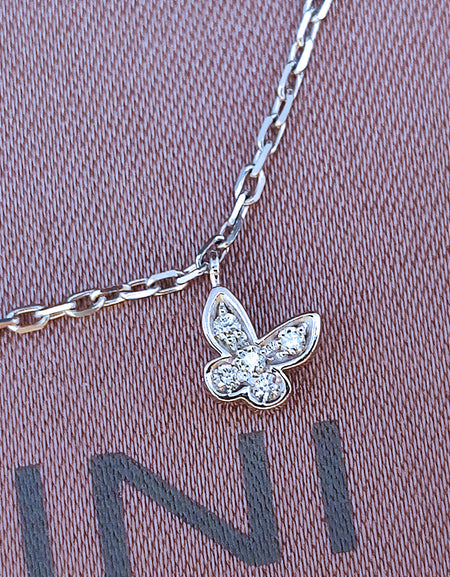 Bracciale Donna SALVINI Be Happy! Farfalla in Oro Bianco 9kt e Diamanti