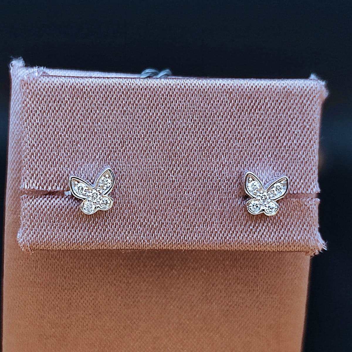 Orecchini Donna SALVINI Be Happy! Farfalla in Oro Bianco 9kt e Diamanti