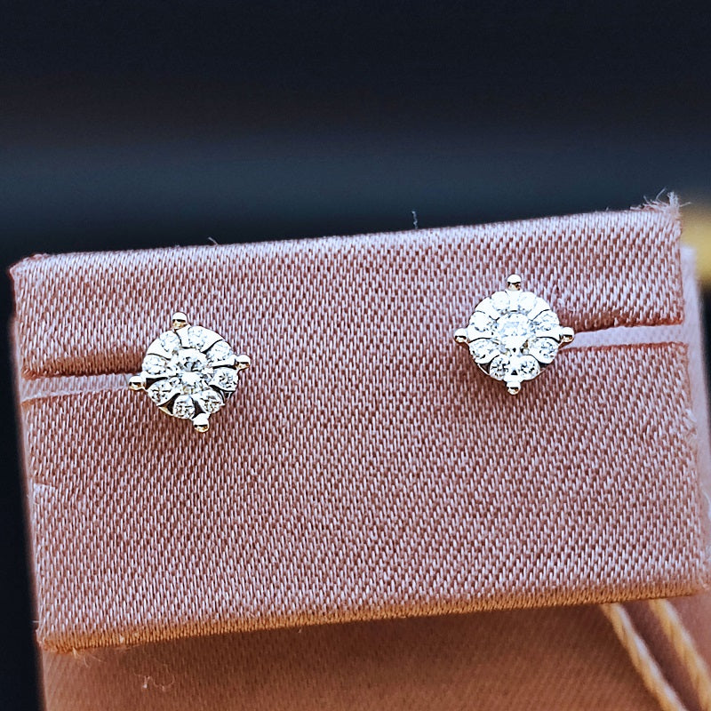 Orecchini Donna SALVINI Daphne Punto Luce In Oro bianco e Diamanti