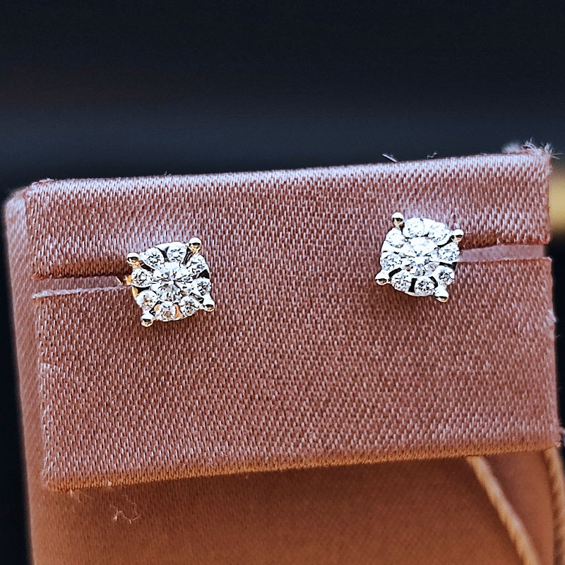 Orecchini Donna SALVINI Daphne Punto Luce In Oro bianco e Diamanti