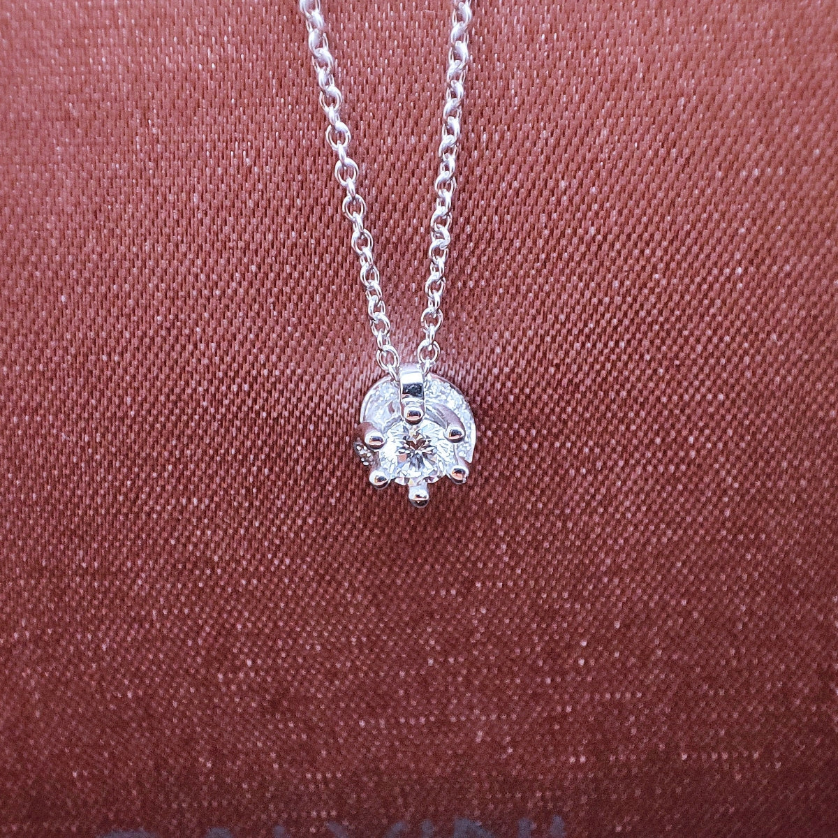 Collana donna SALVINI Poesia in Oro bianco 18kt e Diamanti da 0.20ct