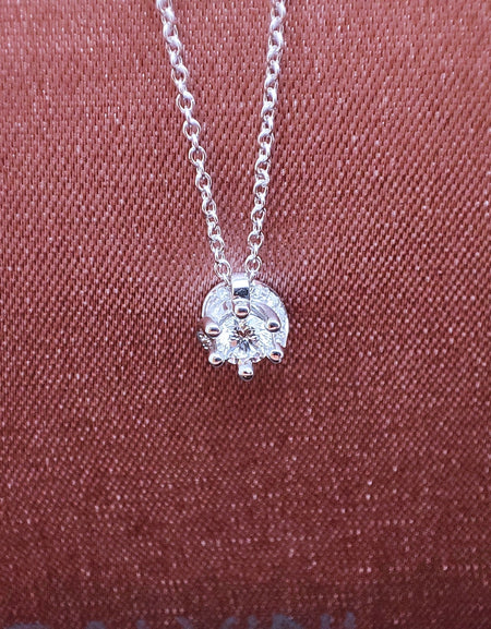 Collana donna SALVINI Poesia in Oro bianco 18kt e Diamanti da 0.20ct