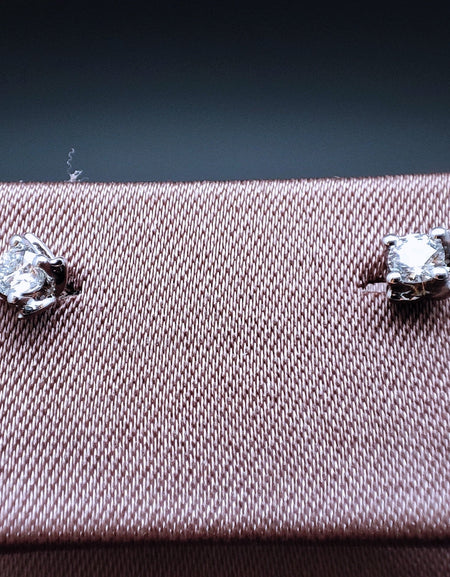 Orecchini donna SALVINI Petite Tresore in Oro bianco e punti luce Diamanti 0.18ct