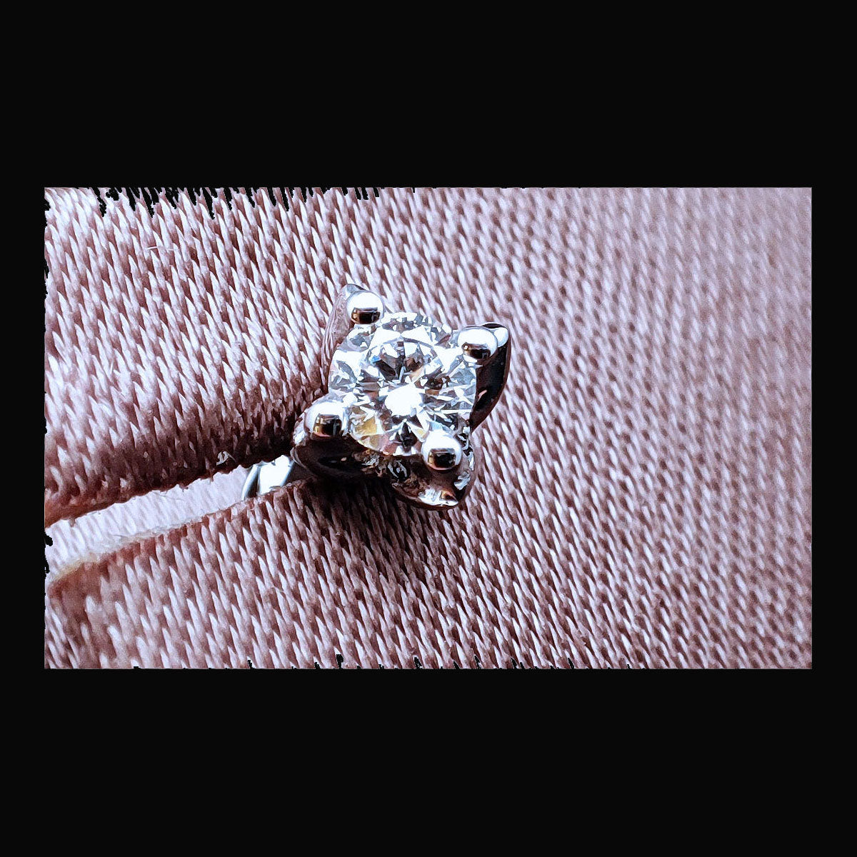 Orecchini donna SALVINI Petite Tresore in Oro bianco e punti luce Diamanti 0.18ct