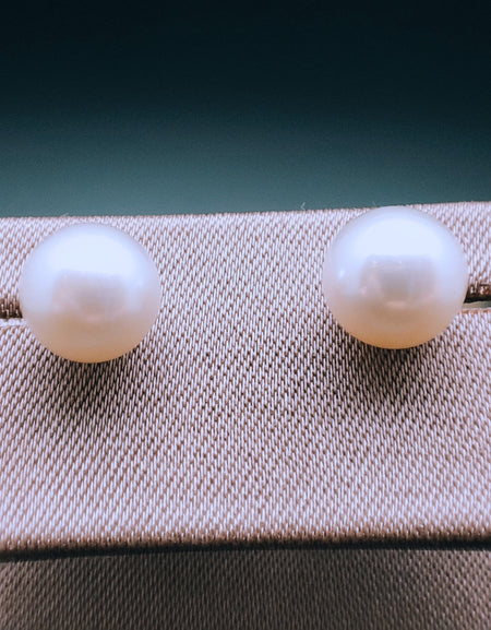 Orecchini Donna SALVINI JAVA in Oro Bianco 18kt e Perle 7.5-8.0 mm