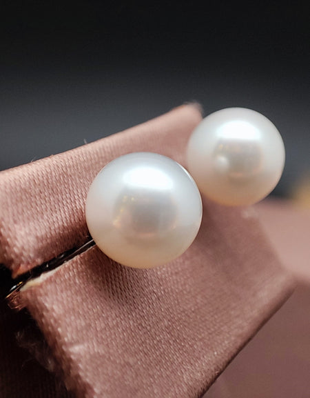 Orecchini Donna SALVINI Java in Oro Bianco e Perle 8-8,5 mm