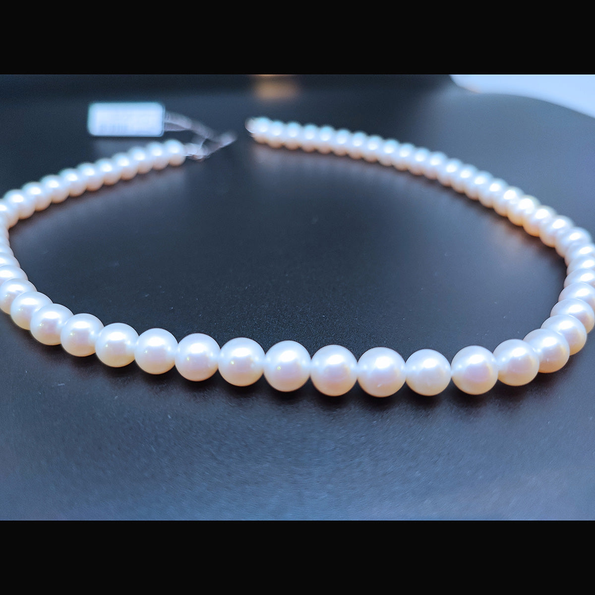 Girocollo Donna SALVINI Java in Oro Bianco e Perle 7-7.5 mm