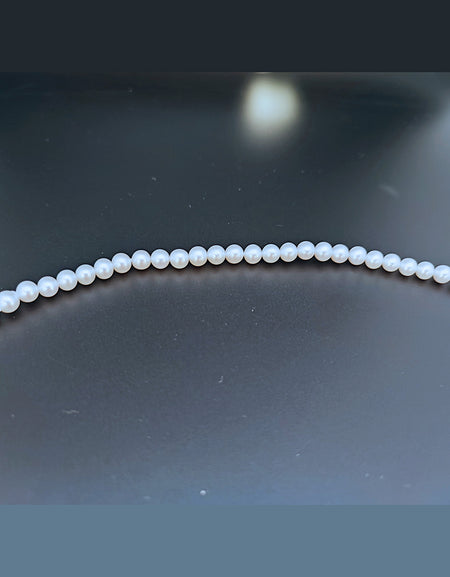 Bracciale Donna SALVINI Masa Perle da 6mm e Oro Bianco 18kt con Diamante