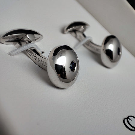 Polsini Gemelli CHIMENTO in Argento 925 con Zaffiri Blu