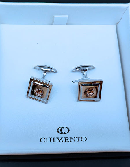 Polsini Gemelli CHIMENTO in Argento 925 con placcatura rosè