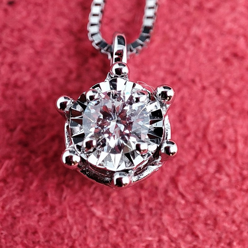 Collana DonnaOro ORIZZONTI Punto luce in Oro Bianco 18kt e Diamanti