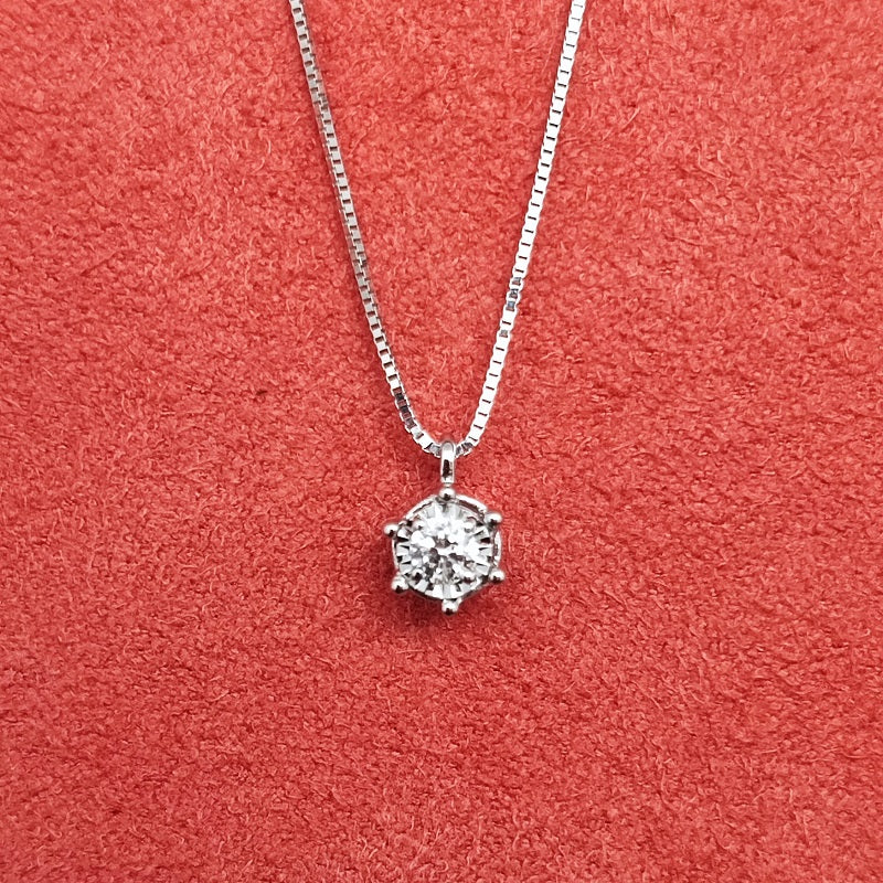 Collana DonnaOro ORIZZONTI Punto luce in Oro Bianco 18kt e Diamanti