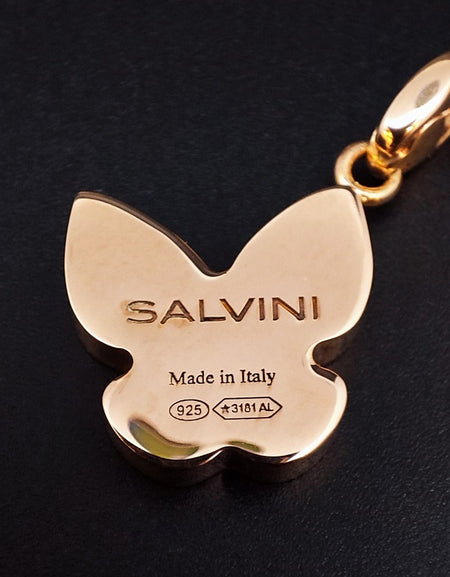Ciondolo SALVINI Charm of Love Farfalla in Argento rosé e Diamante