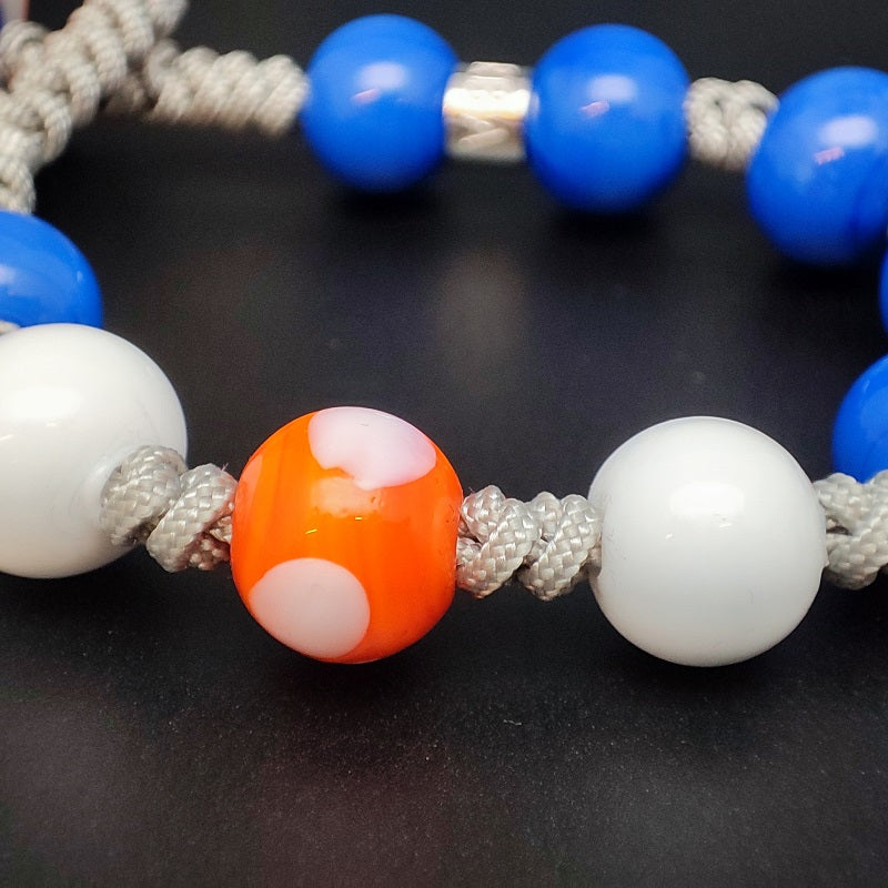Bracciale Unisex TOKYO GERBA JEWELS perle in vetro di murano e Argento 925