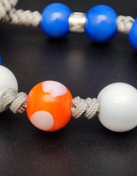 Bracciale Unisex TOKYO GERBA JEWELS perle in vetro di murano e Argento 925