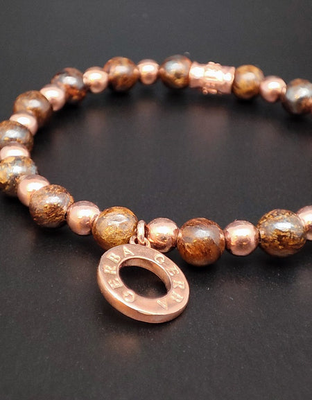 Bracciale Donna GERBA JEWELS INGRID Granato rosè Argento 925