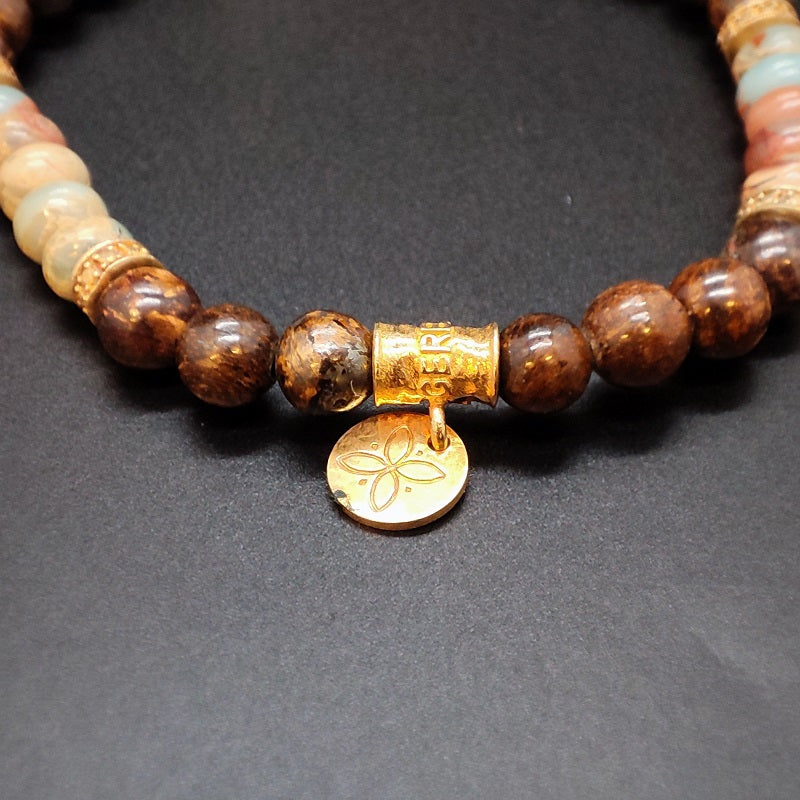 Bracciale Uomo GERBA JEWELS MORENO Argento 925 placcato oro giallo 18kt