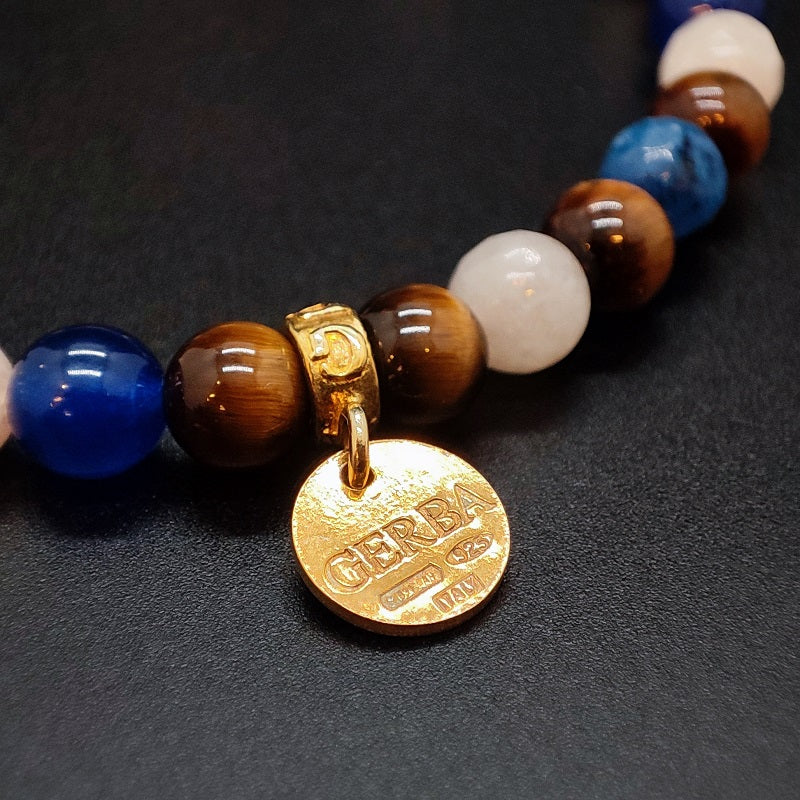 Bracciale Uomo GERBA JEWELS ELIAS Stone collection Argento 925