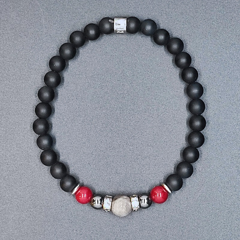 Bracciale Uomo GERBA JEWELS NATHAN Stone Collection Argento 925