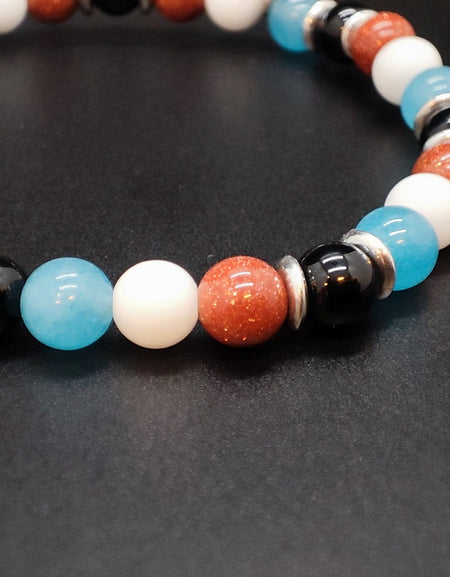 Bracciale Uomo GERBA JEWELS NADIR Stone Collection in Argento 925