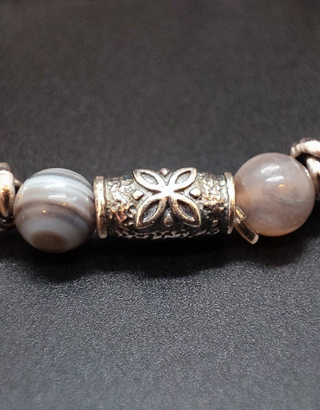 Bracciale Uomo GERBA JEWELS LIFE Stone Collection in Argento 925