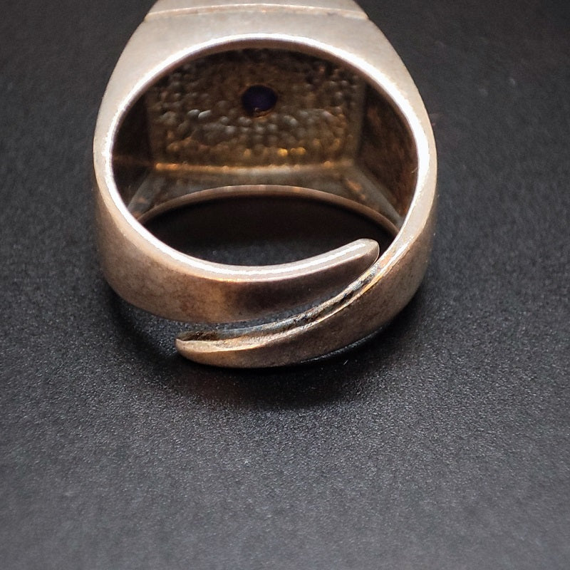Anello Unisex GERBA JEWELS con pietra Lapis Blu Argento 925