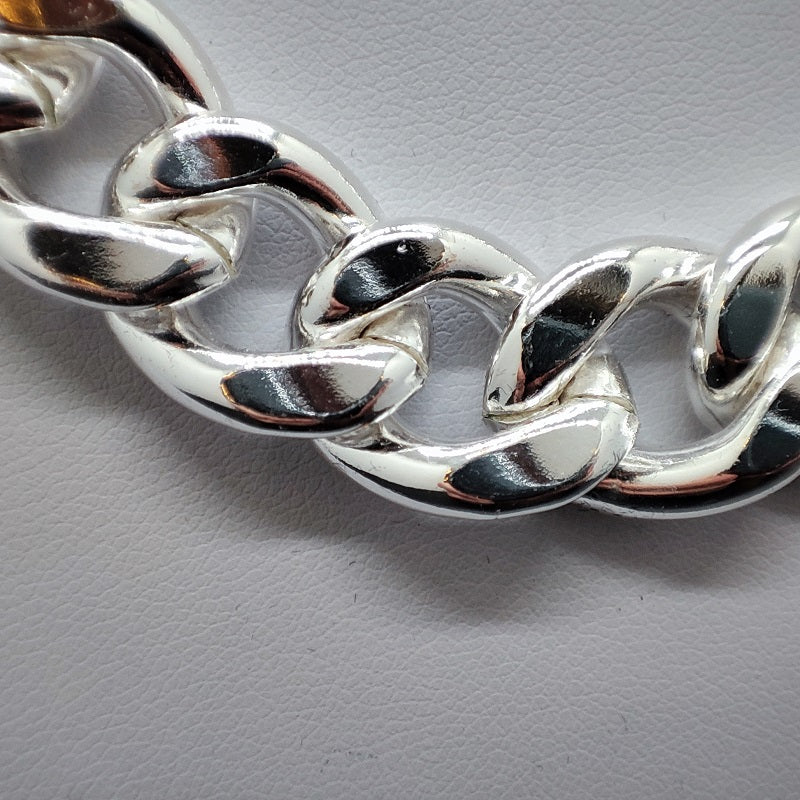 Collana donna BOCCADAMO My Chain grumetta media argentata in finitura battuta