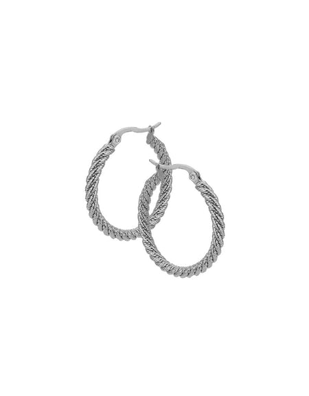 BOCCADAMO MYA Orecchini a Cerchio Torchon Small