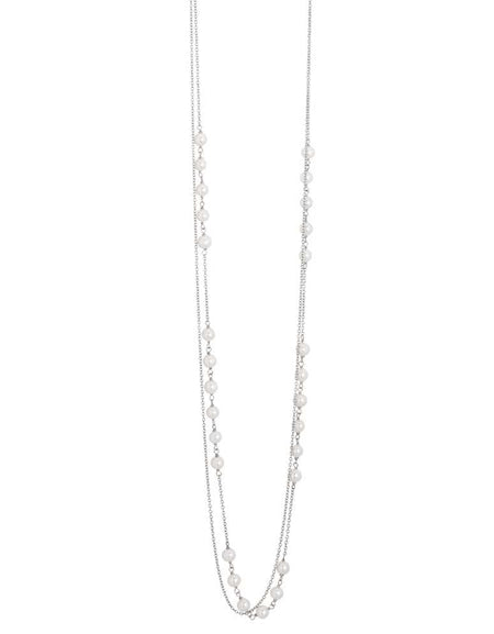 BOCCADAMO MYA Collana Lunga Doppio Filo con Perle Naturali