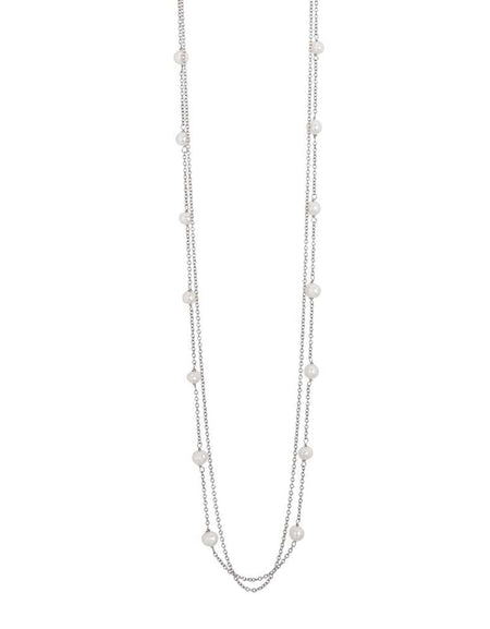 BOCCADAMO MYA Collana Lunga Doppio Filo con Perle