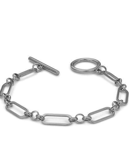 BOCCADAMO MYA Bracciale a catena Maglia Rettangolare e Rolò