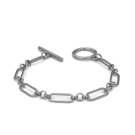 BOCCADAMO MYA Bracciale a catena Maglia Rettangolare e Rolò