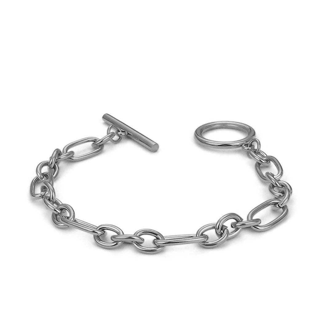 BOCCADAMO MYA Bracciale a catena Maglia Forzatina Mista