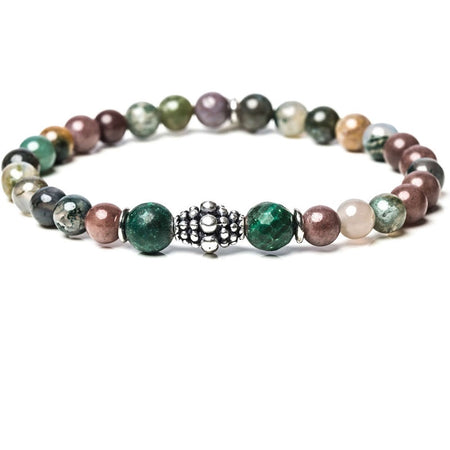 Bracciale Uomo GERBA JEWELS FOREST Stone Collection in Argento 925