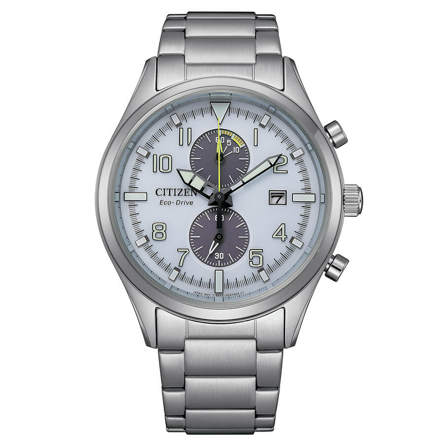 CITIZEN Orologio Uomo Classic Crono 7028 Bianco