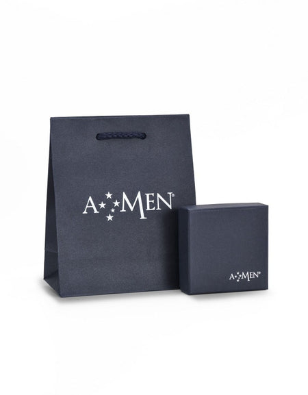 AMEN Orecchini Donna Pendenti con Sfere Rodio in Argento 925