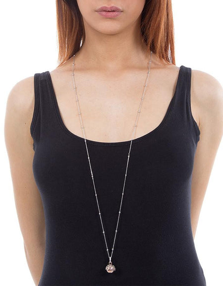 BOCCADAMO MYA Collana Chiama Angeli Rosè Piccolo con Stelle Rodio