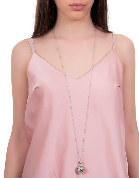 BOCCADAMO MYA Collana Chiama Angeli Grande con Bimbi Rodio