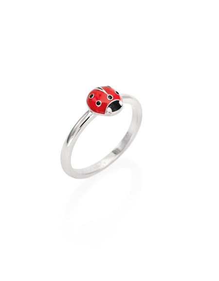 Anello AMEN Donna Coccinella Smaltata