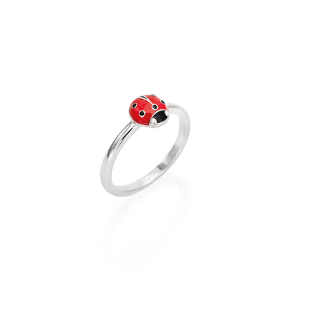 Anello AMEN Donna Coccinella Smaltata