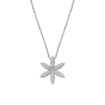 Collana Donna  AMEN Fiore Della Vita in Argento 925