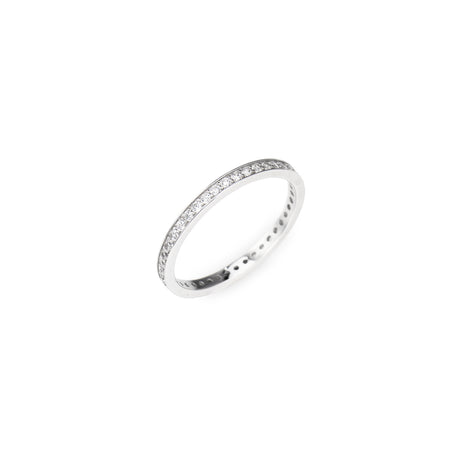 AMEN Anello Donna Veretta con Zirconi Bianchi