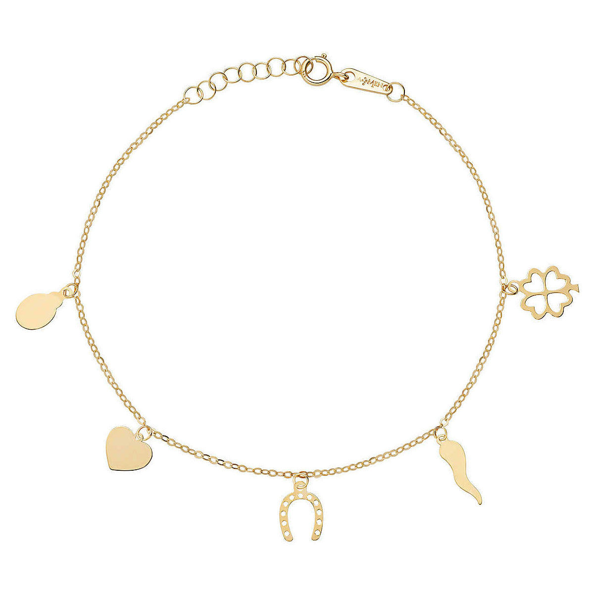 Bracciale Donna AMEN Oro 9kt Good luck, Portafortuna