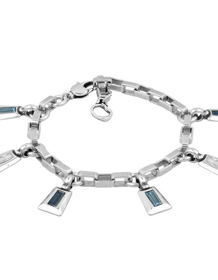 CICLÓN Bracciale con cristalli Diversia