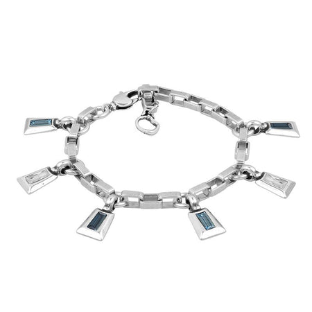 CICLÓN Bracciale con cristalli Diversia